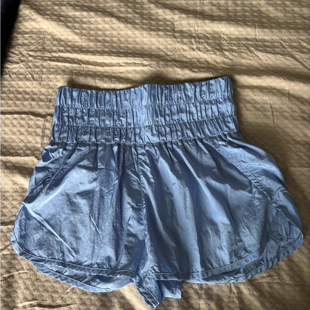 FP Movement by Free People Blue Athletic Shorts Relaxed Fit